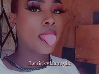Lsnickykhanyile